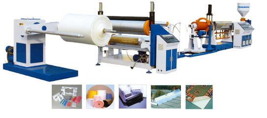 【富士低價供應(yīng)120型珍珠棉發(fā)泡布機 外貿(mào)原單設(shè)備ce認證】價格,廠家,圖片,泡沫塑料成型機,龍口市富士包裝機械-